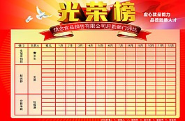 光荣榜图片