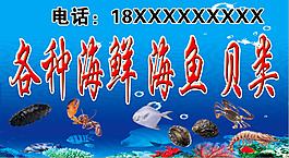 海鲜 海鱼 贝类