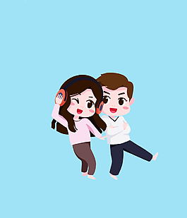 家居服动漫设计卡通居家形象