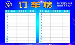 订车榜学校展板
