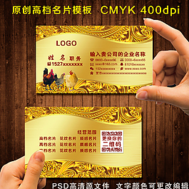 养鸡名片图片