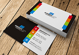 创意时尚的名片模板