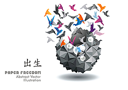 千纸鹤创意