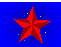 红色五角星flash动画