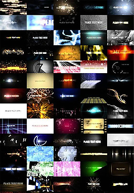 logo演绎效果的AE片头模板AE模板