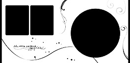 儿童写真相框白色