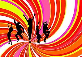 欧美风格人物剪影 矢量EPS_091