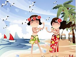 欢乐家庭 家庭生活 矢量 AI_028