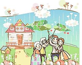 欢乐家庭 家庭生活 矢量 EPS_095