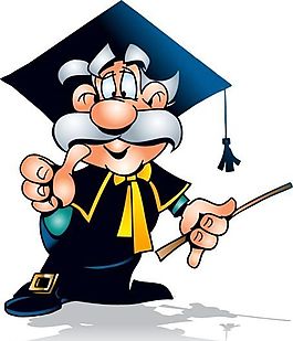 学校主题卡通插图矢量素材