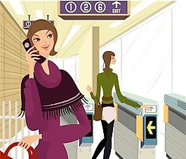 城市爱情生活矢量素材 ai格式_45