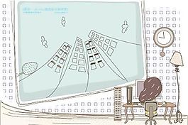 简单生活插画  矢量人物 AI_0096