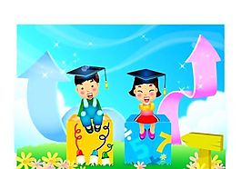 漫画儿童 卡通儿童 矢量 AI格式_0091