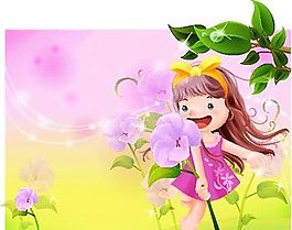 漫画儿童 卡通儿童 矢量 EPS格式 314