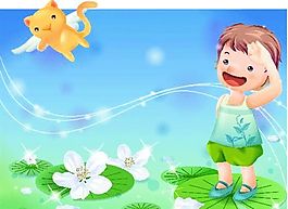 漫画儿童 卡通儿童 矢量 EPS格式 313