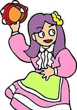 女性漫画 卡通人物 矢量 AI_0027