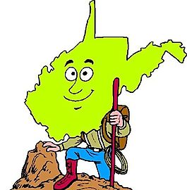 美国地图 拟人卡通 矢量 EPS_0287