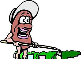 人豆 拟人卡通 矢量 EPS_0051