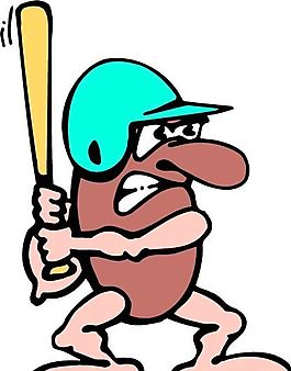 人豆 拟人卡通 矢量 EPS_0013