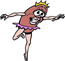 人豆 拟人卡通 矢量 EPS_0011