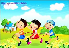 儿童生活 矢量 卡通人物 AI_0472