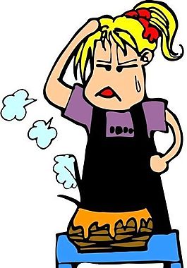 家庭主妇 女人 卡通人物 矢量 AI_0008