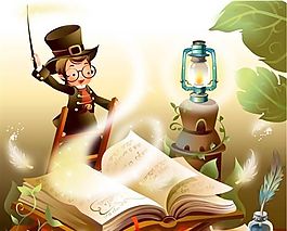 魔幻世界 卡通世界矢量素材 ai格式_17