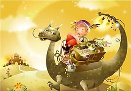 魔幻世界 卡通世界矢量素材 ai格式_04
