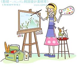 时尚简笔插画 矢量 AI_0180