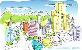 卡通儿童 线条插画 矢量 AI_0247