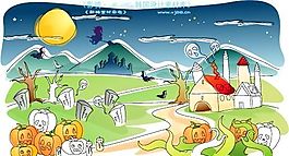 卡通儿童 线条插画 矢量 AI_0225