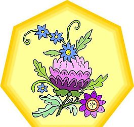 花朵 花草 鲜花 矢量 EPS格式_0877