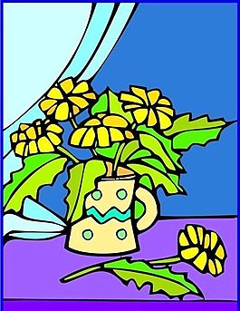 花朵 花草 鲜花 矢量 EPS格式_0146