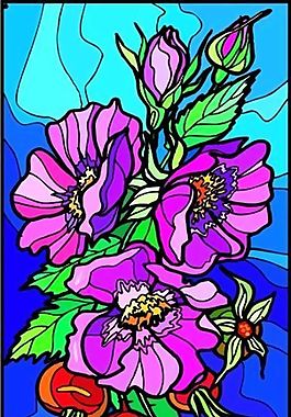 花朵 花草 鲜花 矢量 EPS格式_0057