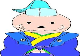 海狮 海洋动物 卡通 日本矢量素材 ai格式_45