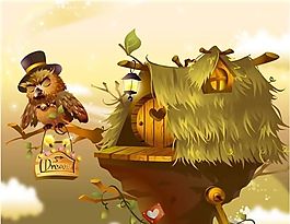 魔幻世界 卡通世界矢量素材 ai格式_39