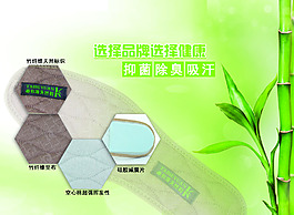 竹纤维鞋垫剖析图