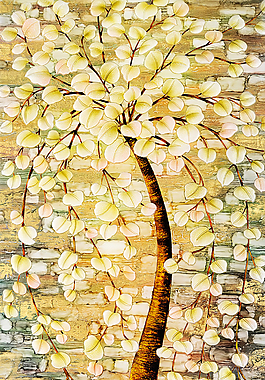 玄关水纹背景墙