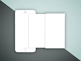 iPhone6 3页APP展示模板