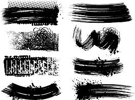 彩色墨迹 矢量EPS_08