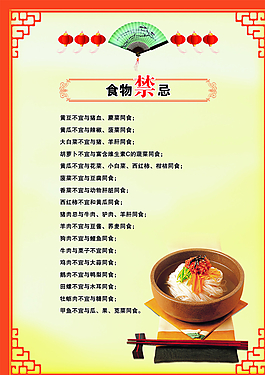 食物禁忌图片