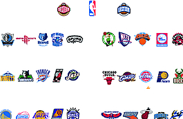 NBA球队logo图片