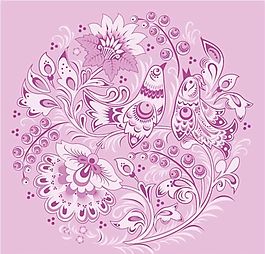 欧美花纹-1662 矢量EPS