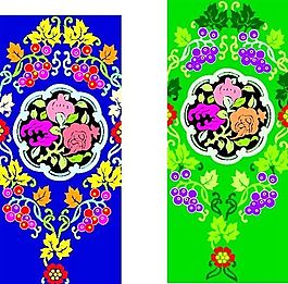 矢量连续纹样图案 装饰图案 矢量素材 AI格式_0005
