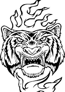 装饰图案 动物猛兽 图腾矢量素材 ai格式_35