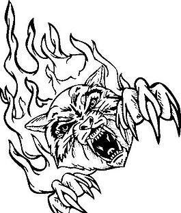 装饰图案 动物猛兽 图腾矢量素材 ai格式_34