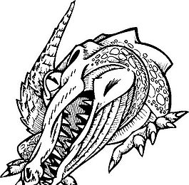 装饰图案 动物猛兽 图腾矢量素材 ai格式_16