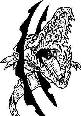 装饰图案 动物猛兽 图腾矢量素材 ai格式_15