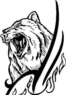 装饰图案 动物猛兽 图腾矢量素材 ai格式_02