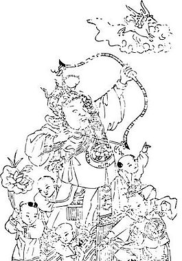 清代（下）版画 装饰画 中华图案五千年 矢量 AI格式_1015